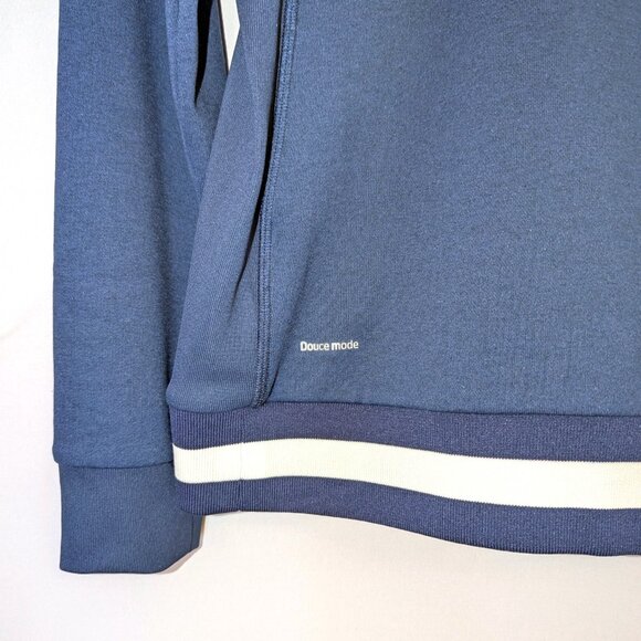 Le Coq Sportif | Navy Blue Spell Out French Active Zip Up Hoodie | Size Large - Picture 8 of 14